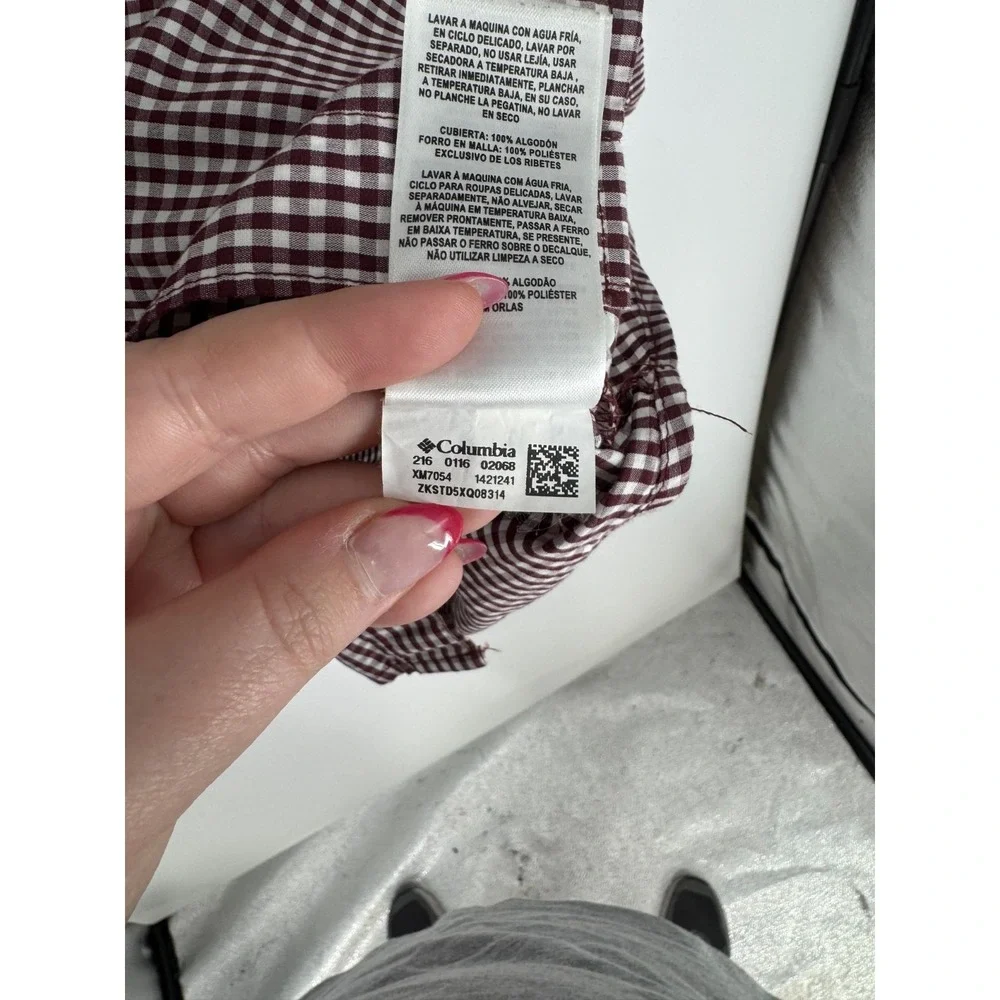 Columbia PFG‎ Texas A&M Aggies Fishing Shirt Long Sleeve Check Button Down Mediu